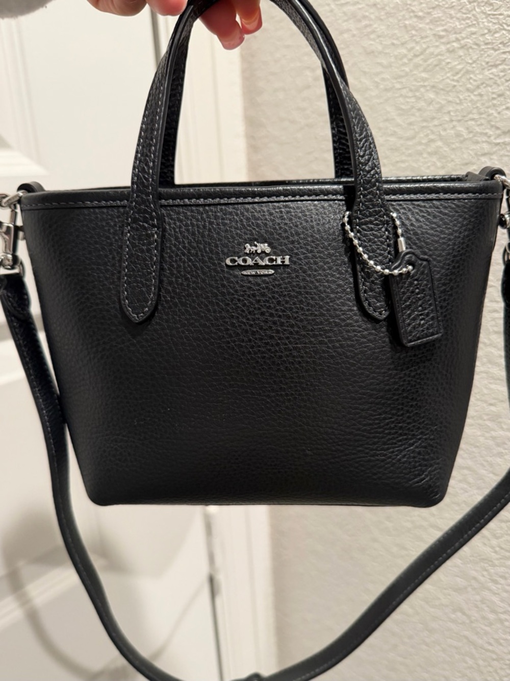 Coach Black Mini City Tote